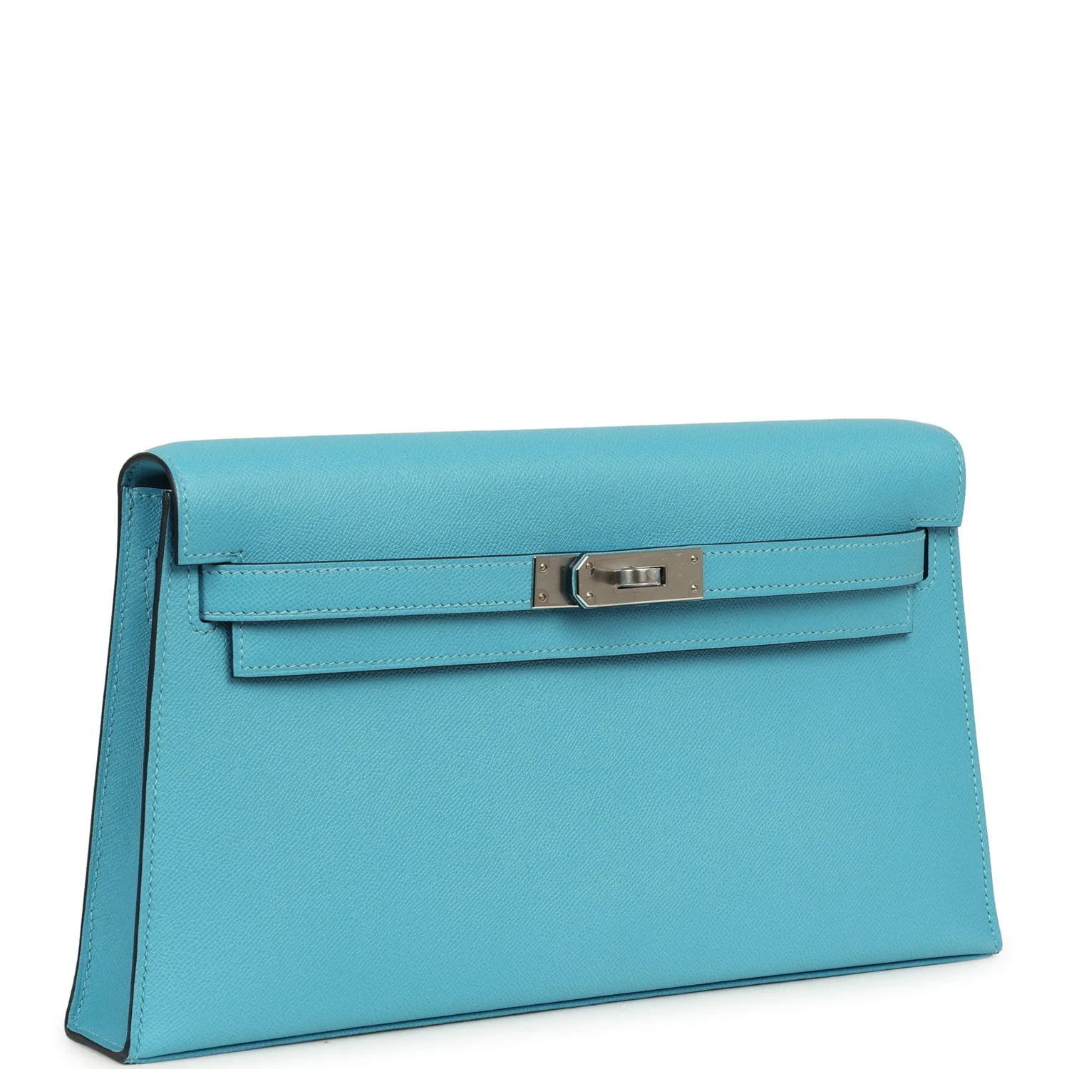 HERMÈS Kelly Elan Bleu Du Nord Madame Palladium Hardware