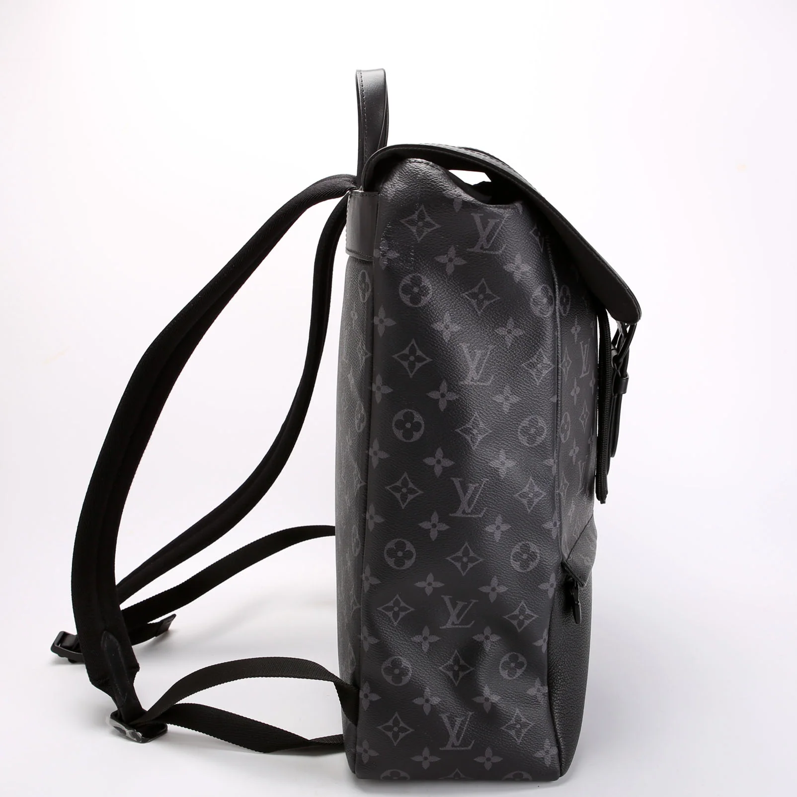 LOUIS VUITTON Saumur Backpack Monogram Eclipse Black