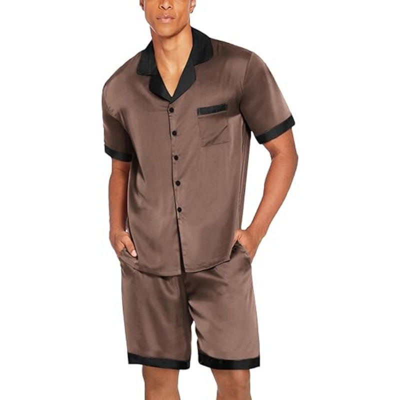 Men Satin Silk Pajamas