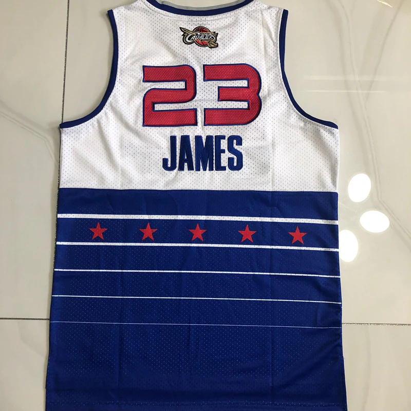 James Los Angeles Lakers White 23 MN