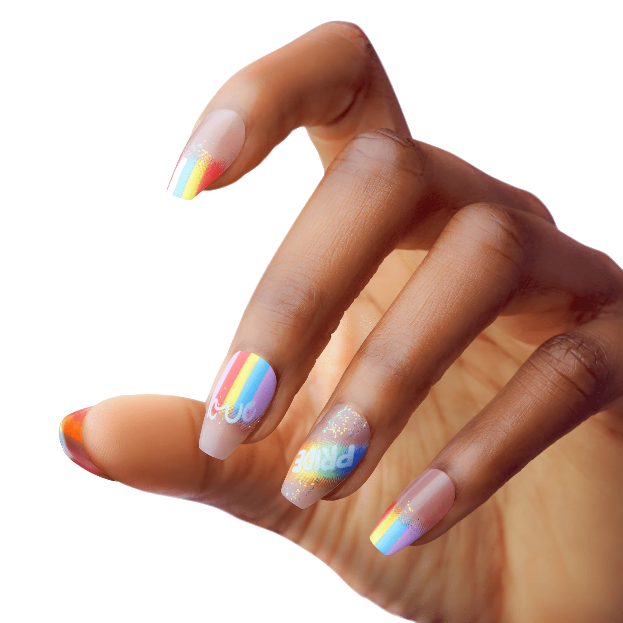 KISS Voguish Fantasy Press On Glue Nails - Self Worth