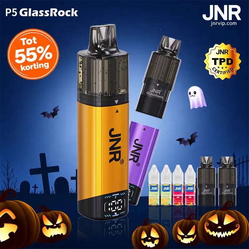 JNR P5 GlassRock 100K Puffs Kit Replaceable Pod Vape - JNR VIP