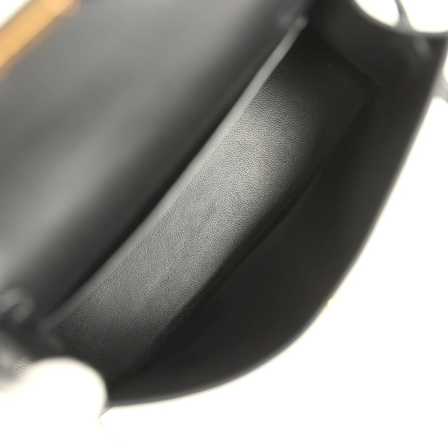 Hermes Kelly Sellier 20 Black Epsom Gold Hardware