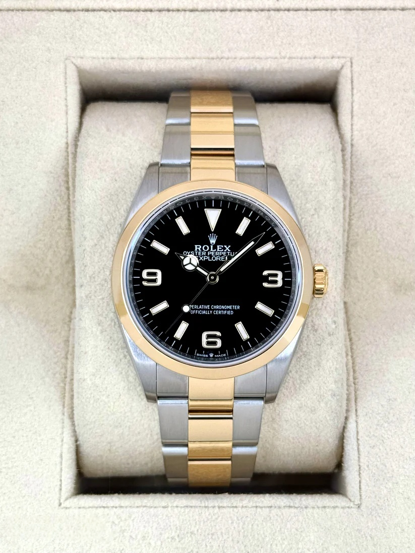 RLX  Explorer 124273-0001 Black 36mm Men’s Watch