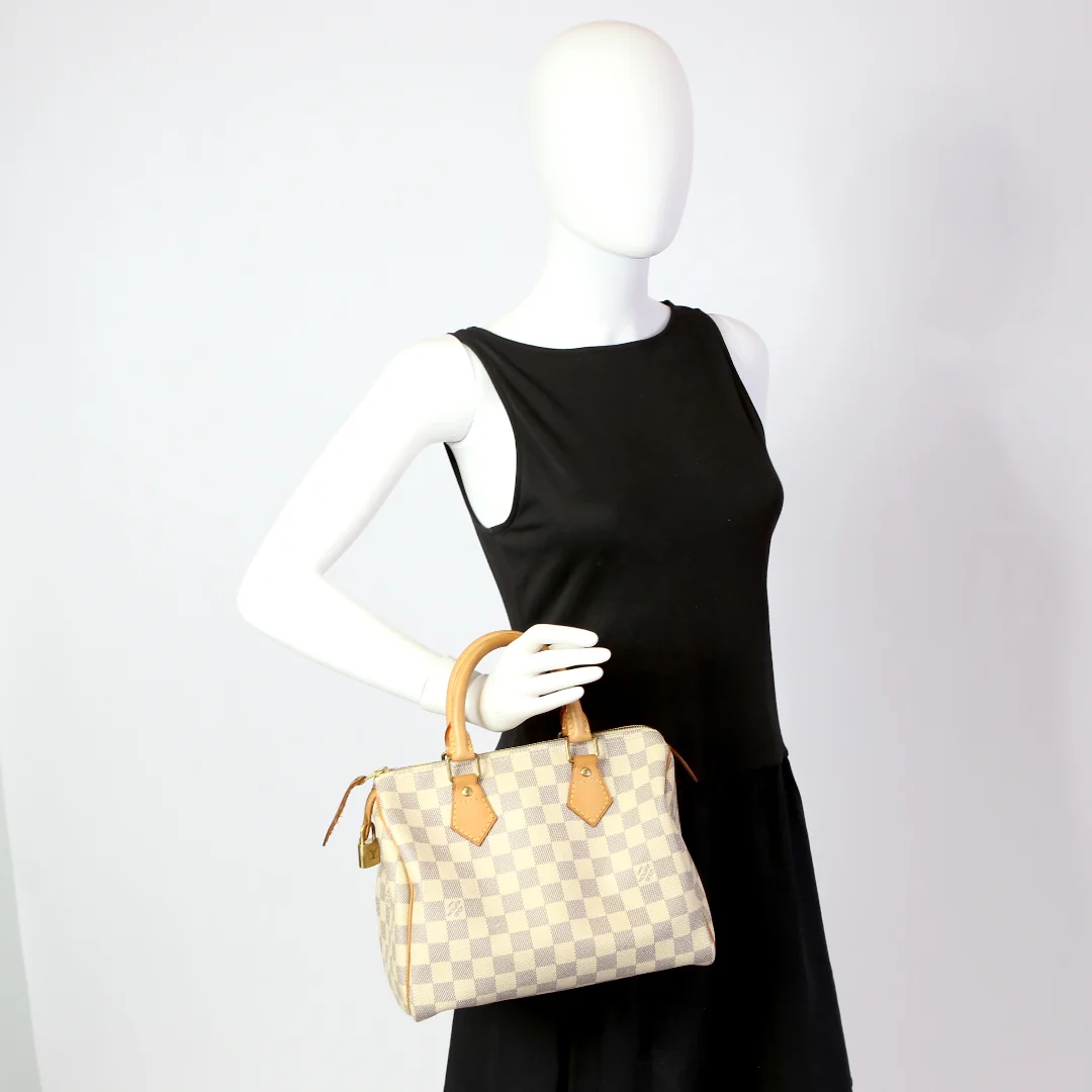 Speedy 25 Damier Azur