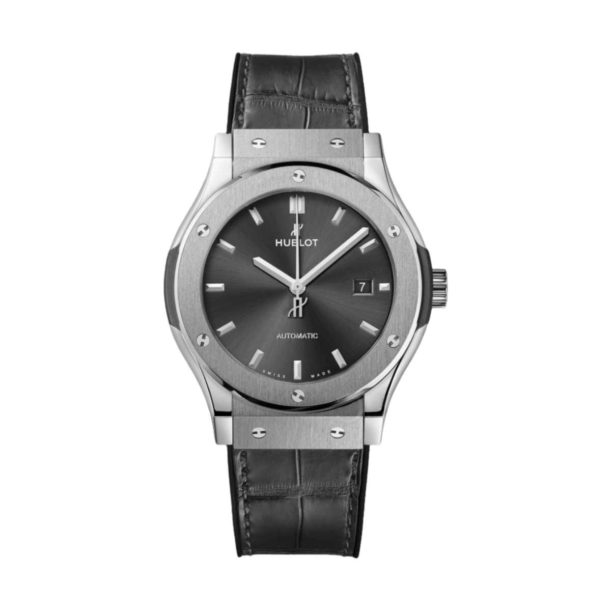 Hublot Classic Fusion Titanium 565.NX.7071.LR 38mm Gray Dial Unisex Size 565NX7071RX