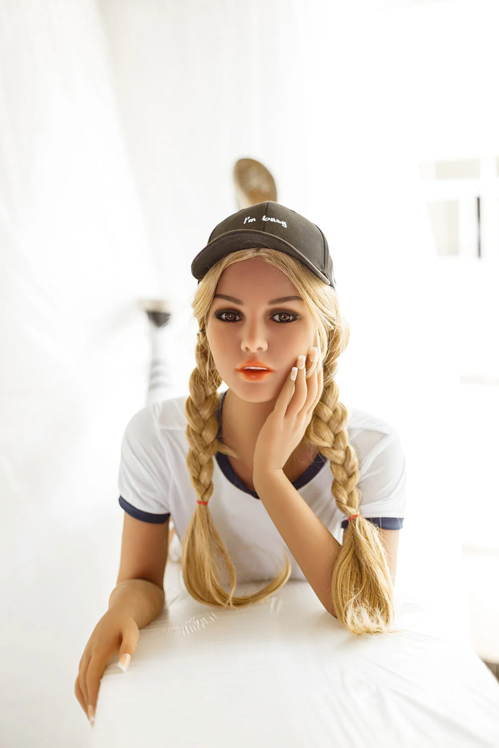 Amity 5ft45 / 166cm #108 Head Blonde Small Boobs Skinny Full Size Real Love Sex Doll