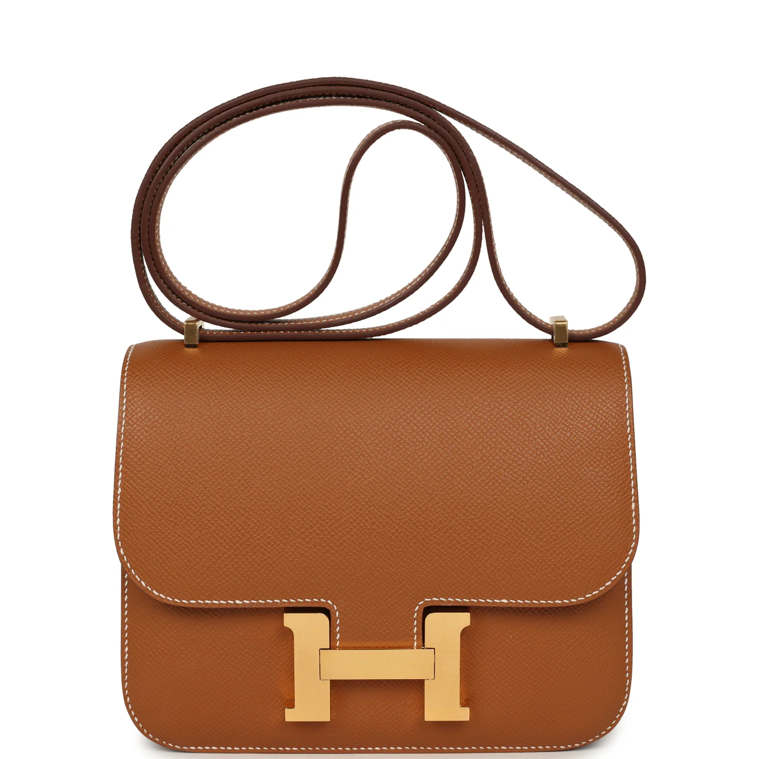 HERMÈS Constance 18 Gold Epsom Gold Hardware