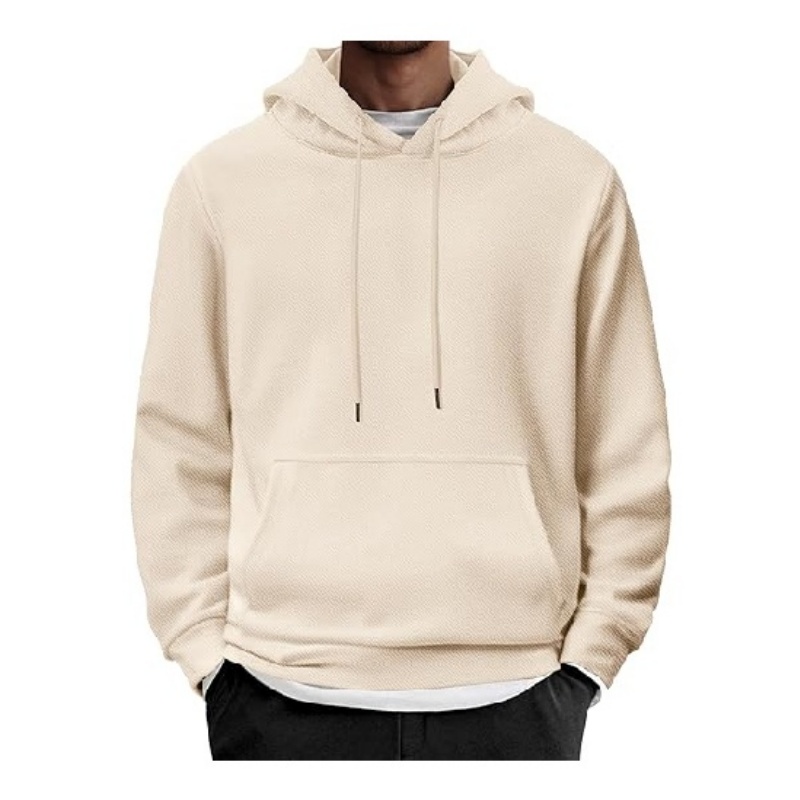 Mens Hoodie Long Sleeve Casual Pullover Hooded Sweatshirt