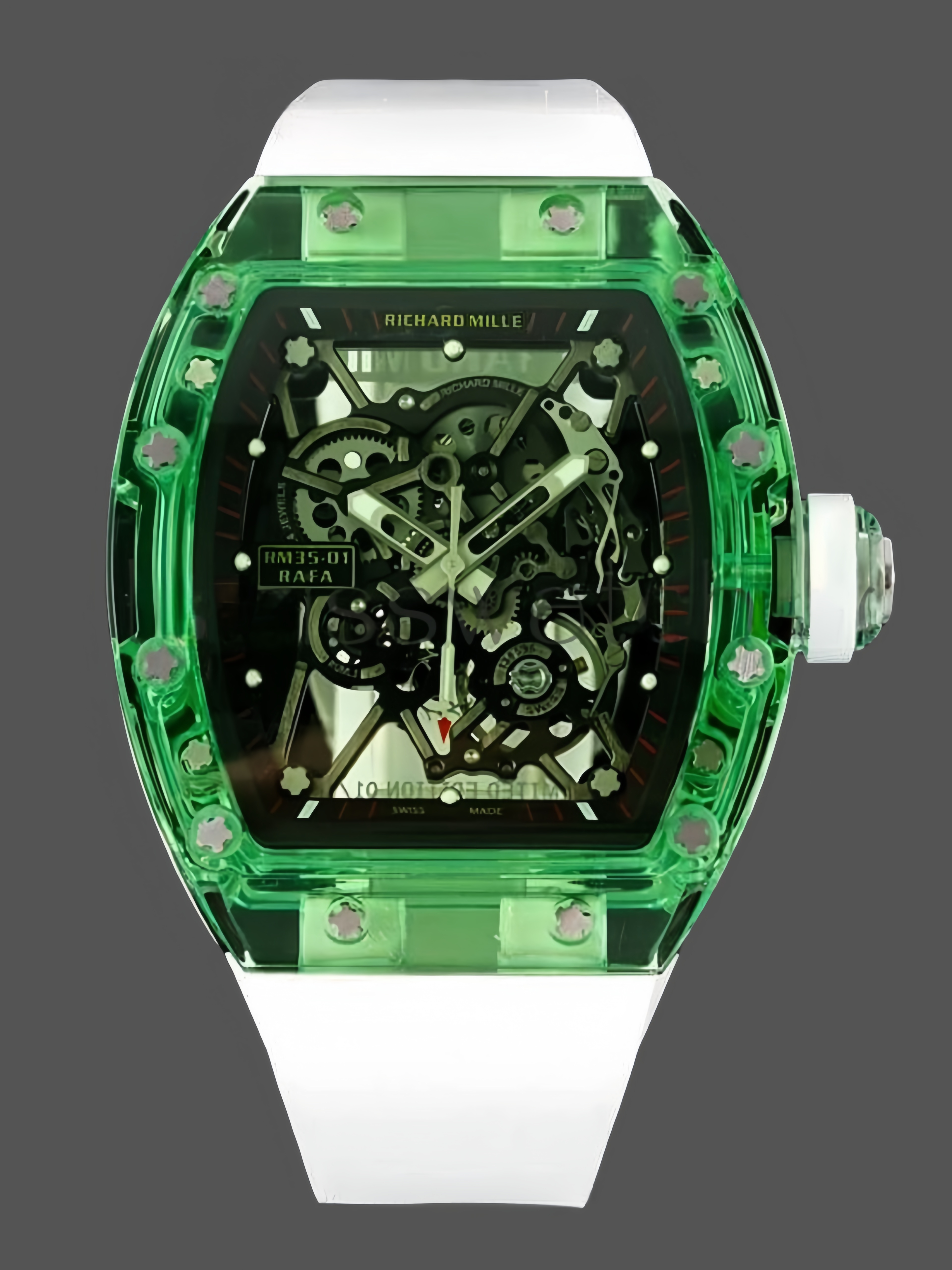 【7A Quality】Richard Mille RM35-01 Transparent Tourbillon 1:1 Replica Watch