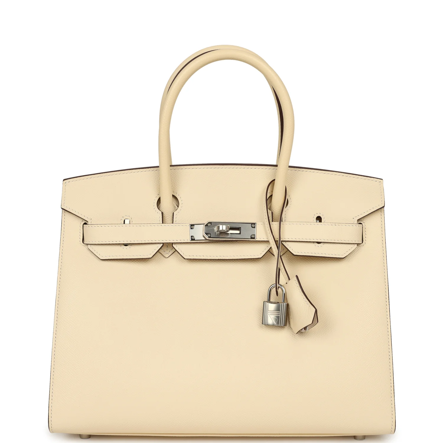 Hermes Birkin Sellier 30 Nata Epsom Palladium Hardware