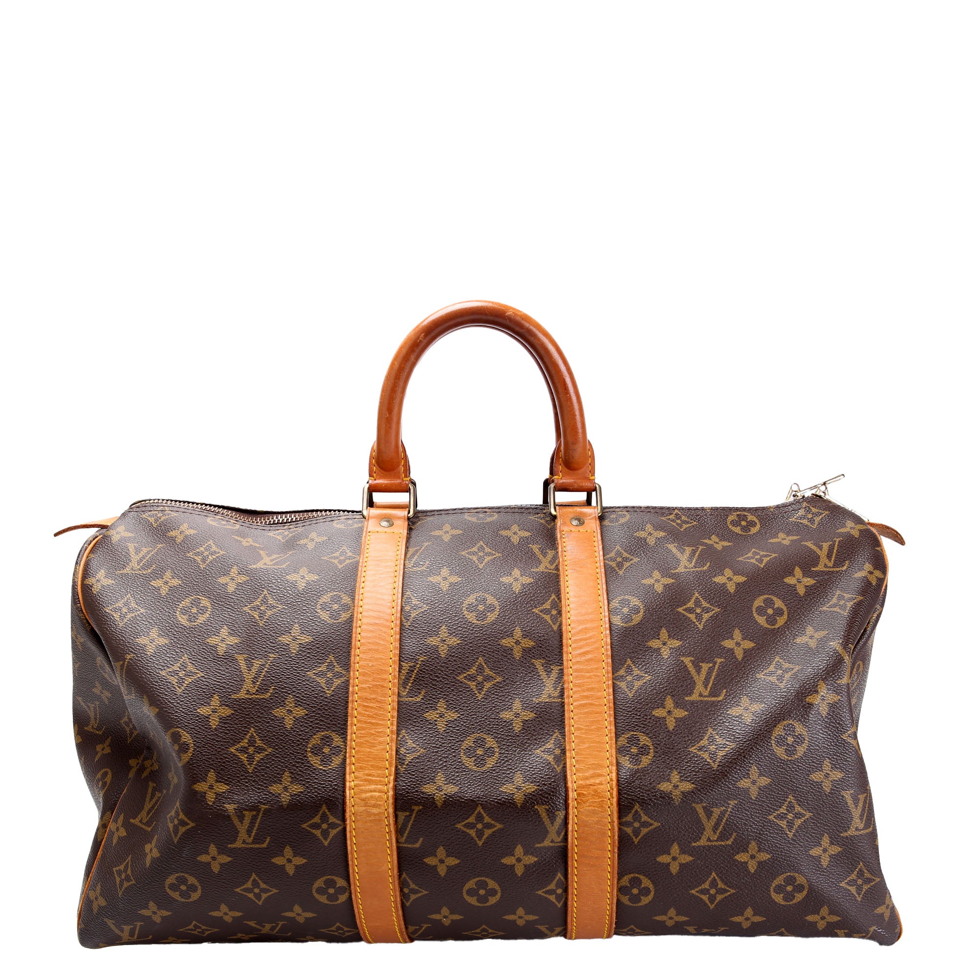 LOUIS VUITTON × Takashi Murakami Cerises Keepall 45 Brown And Red Cherry Monogram Gold Hardware
