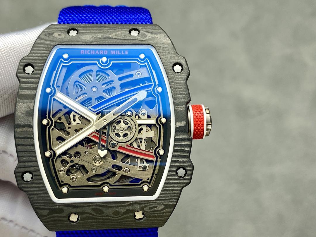 【7A Quality】Best Replica Richard Mille RM 67-02 V4 Super Clone Watch - 47mm Carbon Case