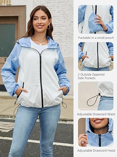 Lightweight Rain Jacket Women