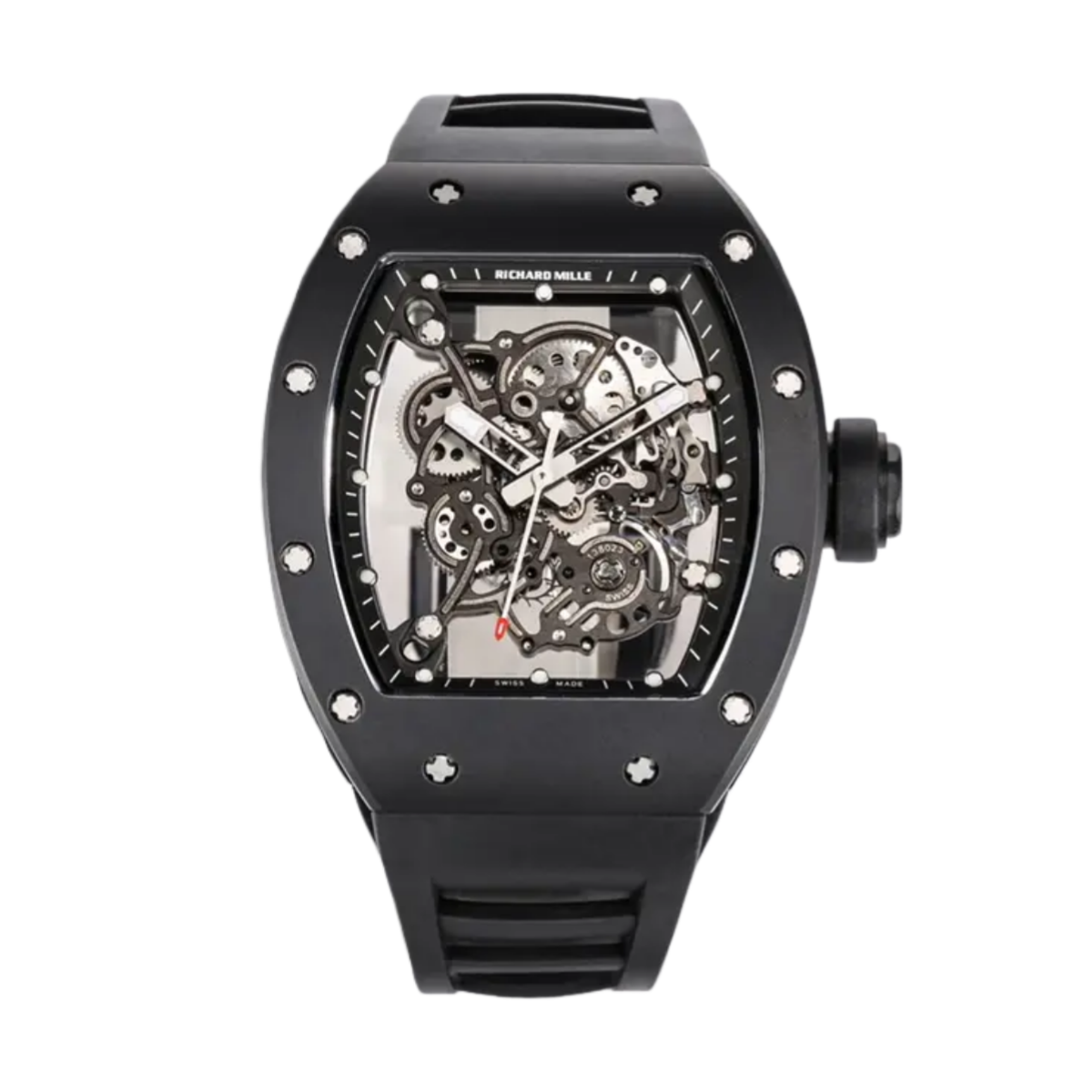 【7A Quality】Richard Mille RM055 Manual Winding Bubba Watson 42mm Black Ceramic Replica – Top Quality Version