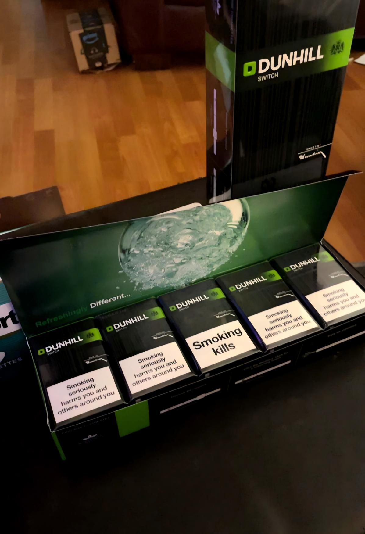 Dunhill Switch Green 8mg Carton