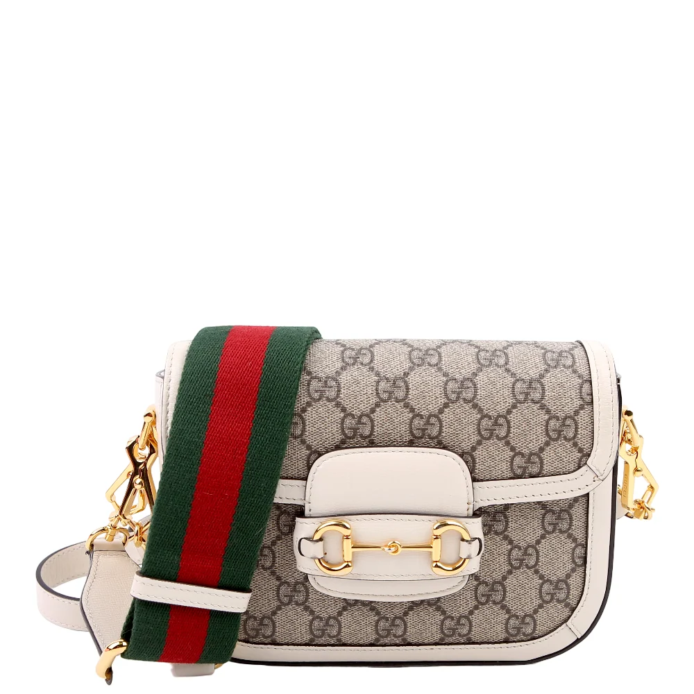 GUCCI 658574 1955 Horsebit Mini Bag White