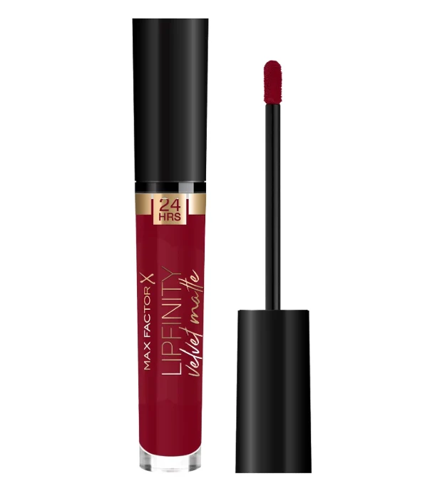 Max Factor Lipfinity Velvet Matte Lipstick - 090 Red Allure