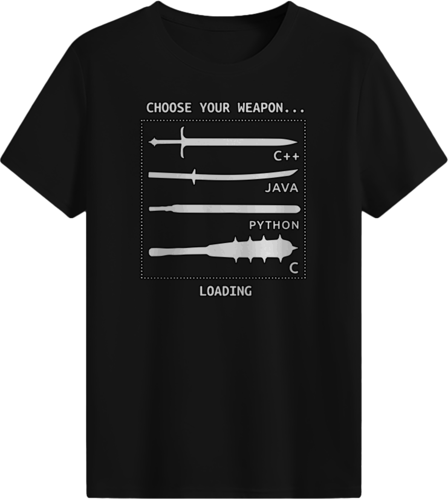 Chooes Your Code Weapon T-shirt