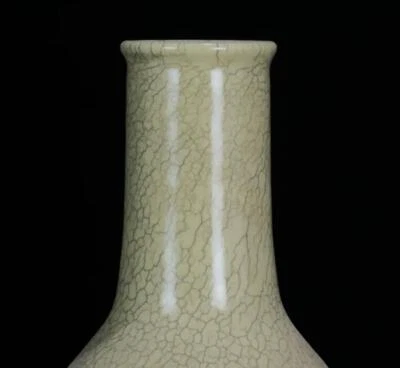 21CM Old Chinese Ge Yao Ge Kiln Vase N563