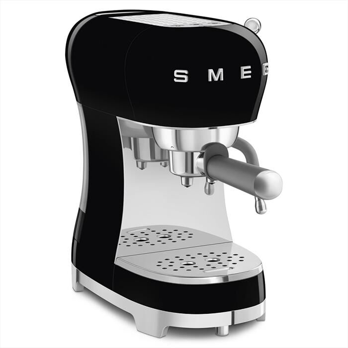 SMEG - Macchina da Caffè Espresso 50's Style - ECF02BLEU-Nero LUCIDO