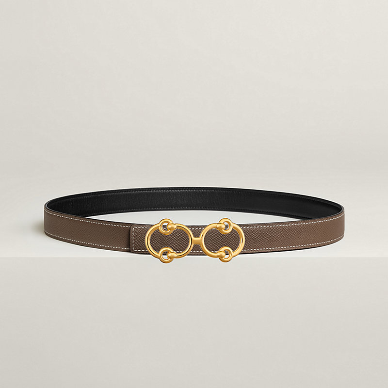 Artemis belt buckle & Reversible leather strap 24 mm