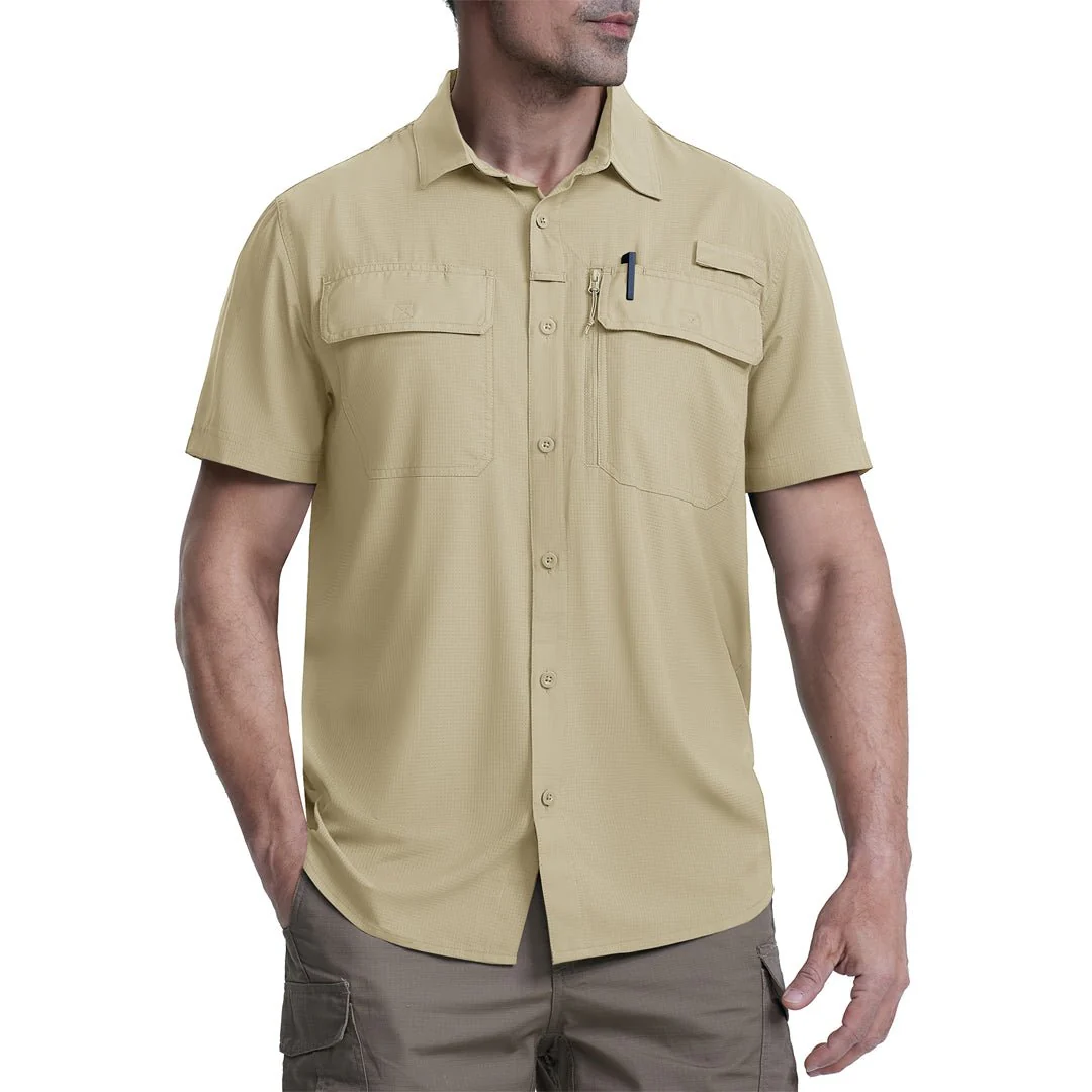 Men's Fishing Shirt UPF 50+ Lightweight Outdoor Shirt