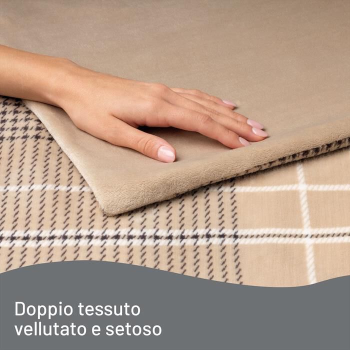 IMETEC - CALDOPLAID ADAPTO ELEGANCE 180X140 CM-Beige