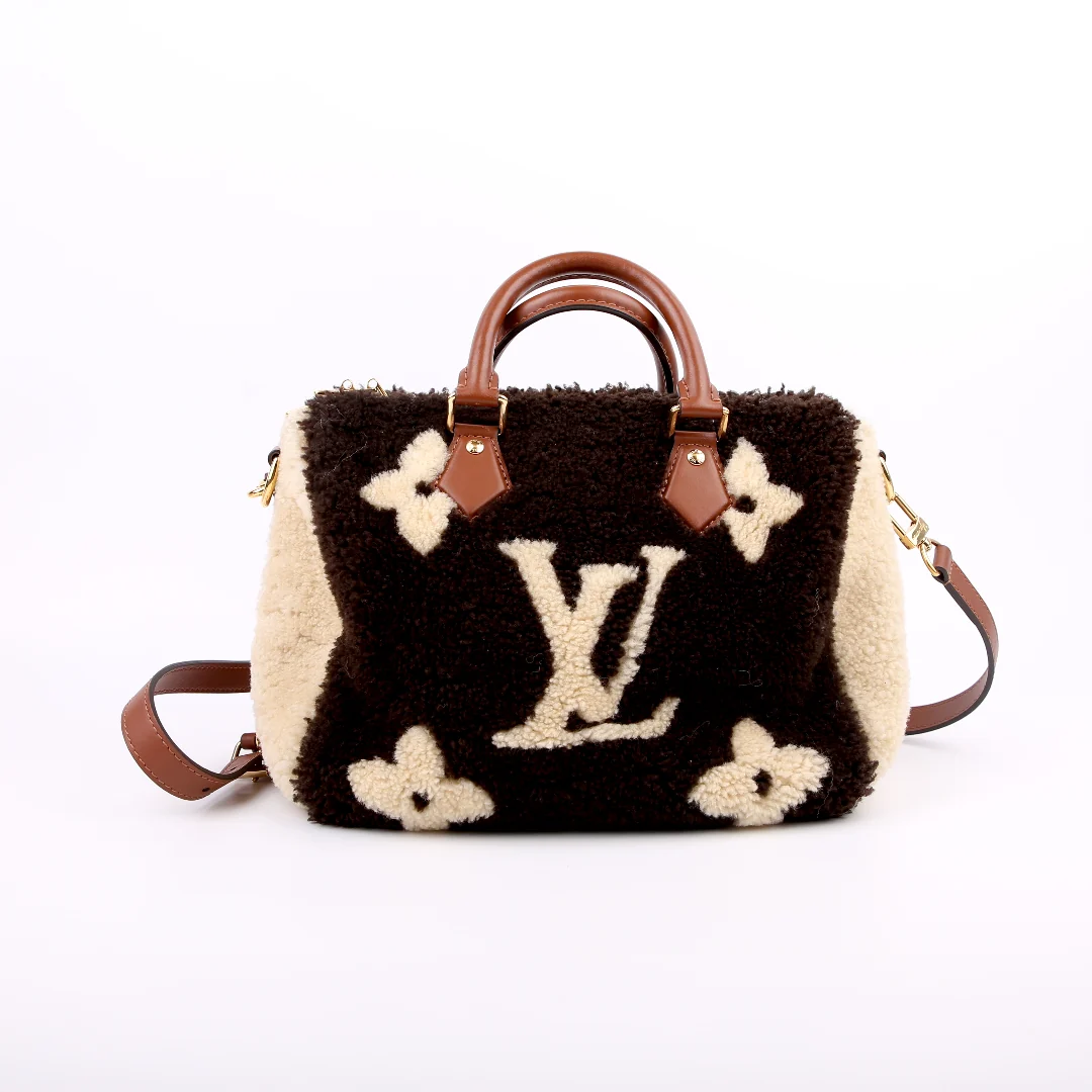 Speedy 25 Bandouliere Teddy Shearling