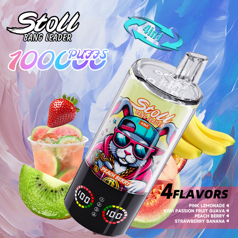 [Minimum order of two]Bang Leader 100K Puffs 4-in-1 Prefilled Vape | 4 Flavors in 1 Device,  Rechargeable, 3%/5%