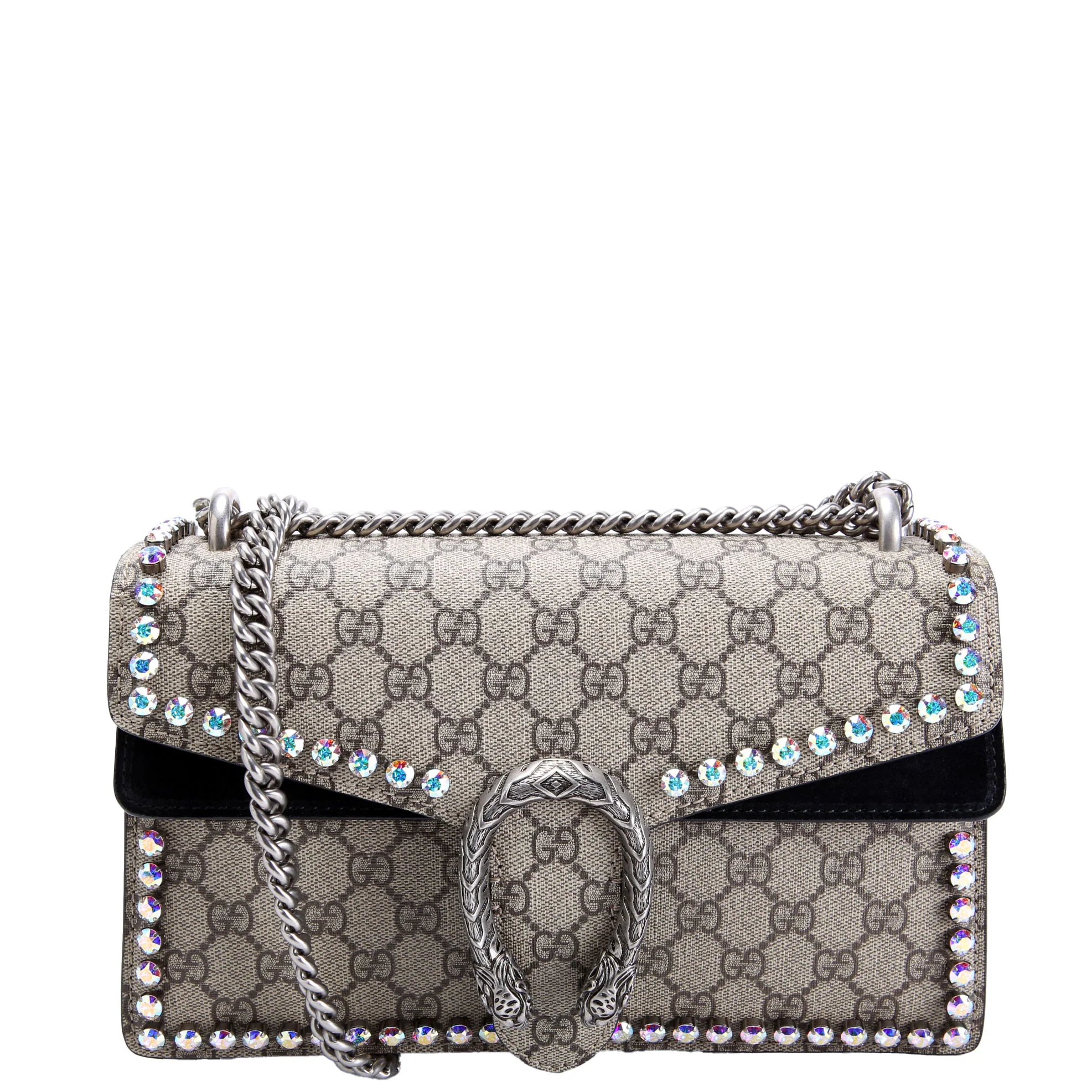 GUCCI 400249 Dionysus GG Crystal Small Brown/Black