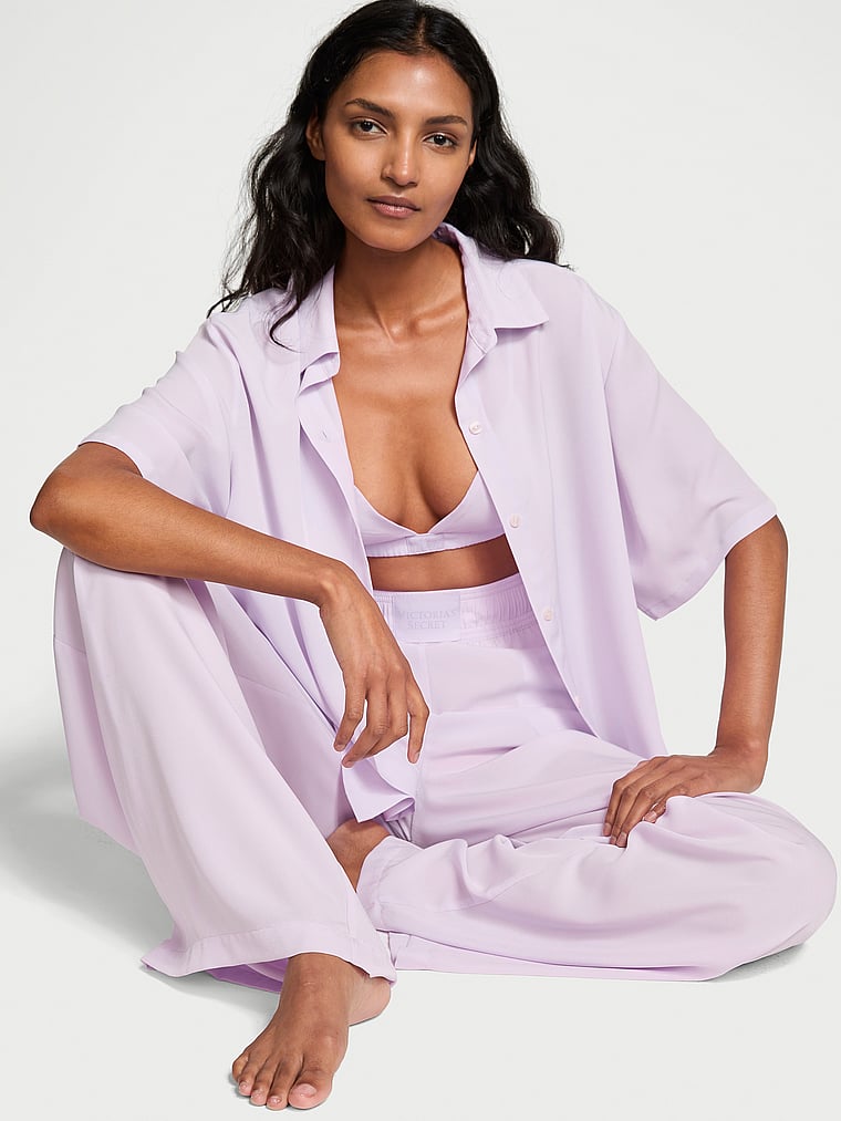 Victoria's Secret Luxe Crepe Triangle Bralette