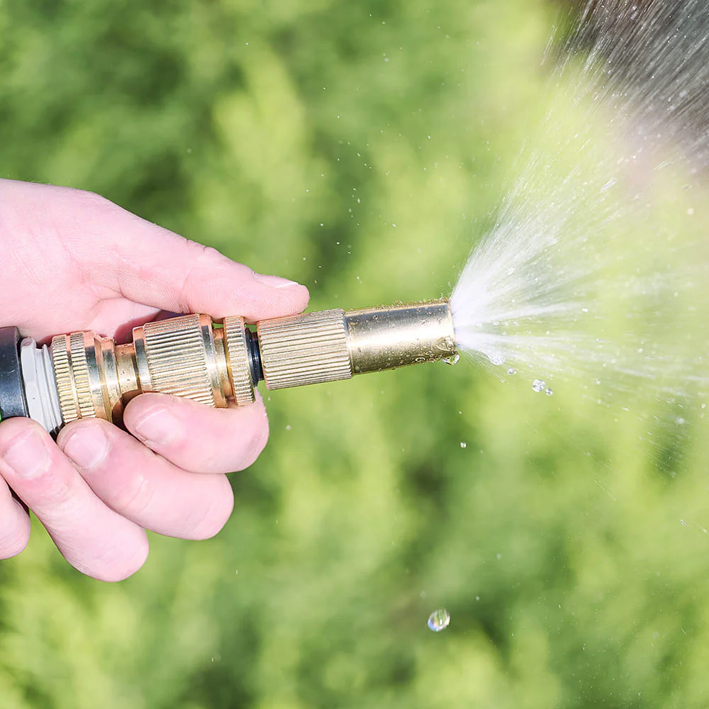 Solid Brass High-Pressure Quick Connector Nozzle