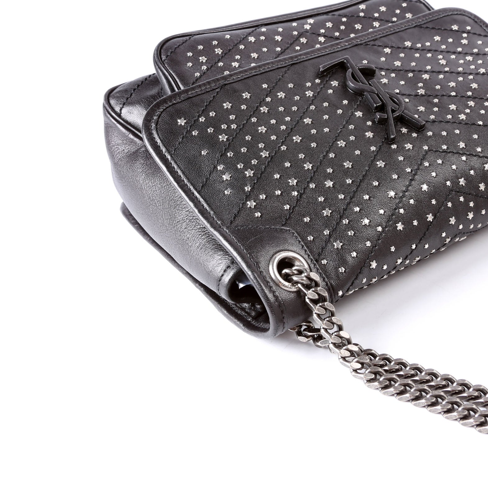 Niki Medium Stardust Studded Black/Silver
