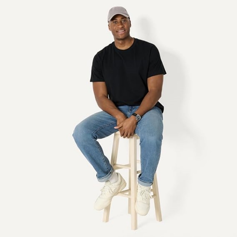 Essentials Men's Relaxed‑Fit Cotton Jersey T‑Shirt