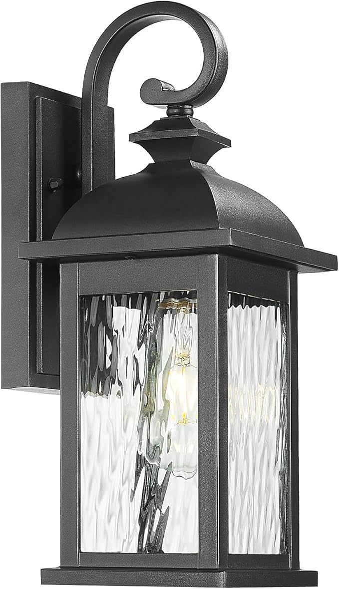 YARDLUME Outdoor Wall Light Fixture, 1-Light Exterior Waterproof Wall Sconce