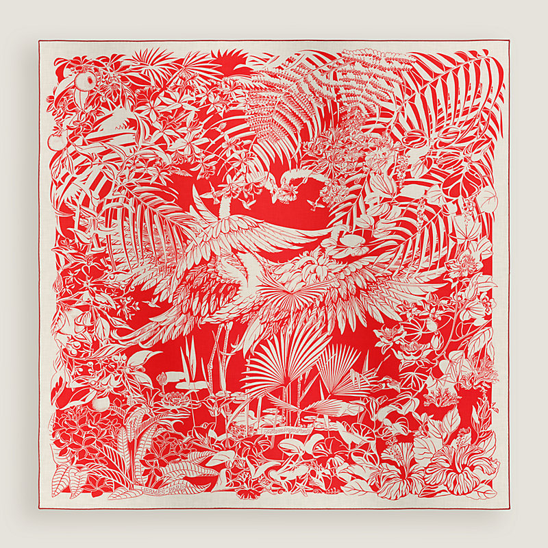 Flamingo Party Tattoo shawl 140