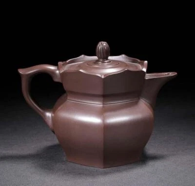 Gu Jingzhou Signed Old Chinese Handmade Yixing Zisha Teapot N2108