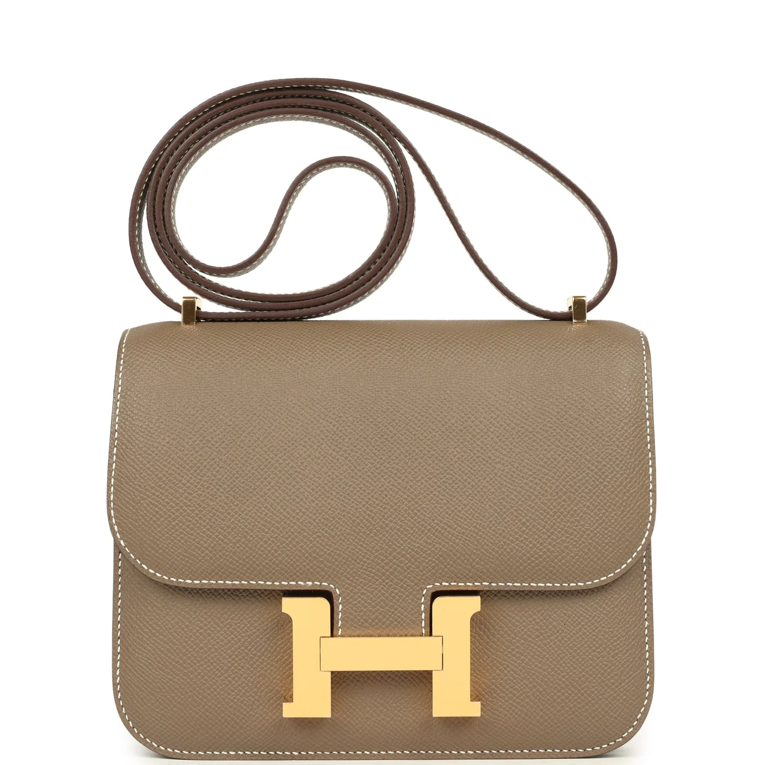 HERMÈS Constance 18 Etoupe Epsom Gold Hardware