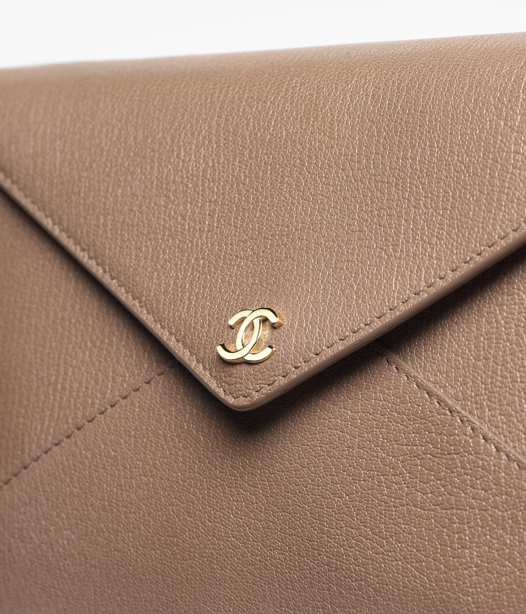 Clutch with Leather Strap
