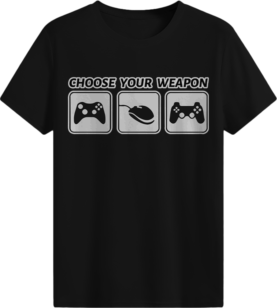 CHOOSE YOUR WEAPON T-shirt