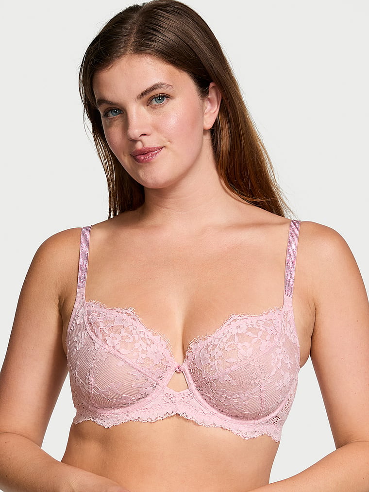 Dream Angels The Fabulous by Victoria's Secret Twinkle Strap Lace Full-Cup Bra Twinkle Lace