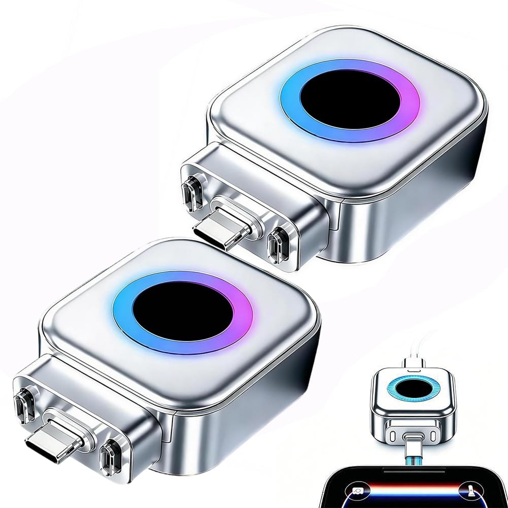140W Smart Auto Stop Charging Adapter, AI Full-Charge Disconnector and Overcharge Protection USB Adapter, Universal Overcharge Protection for Smartphone, Tablet, Laptop, Battery Care Power Splitter
