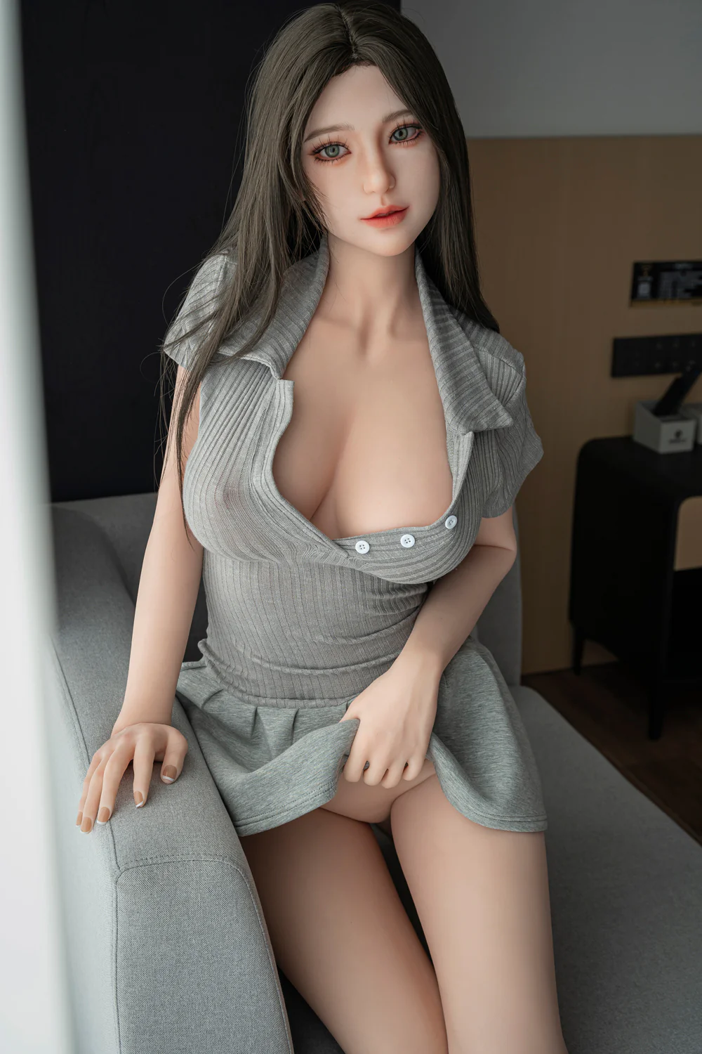 US Stock - Dominica 5.58ft/ 170cm C65 Head TPE Affordable Big Tits Real Size Adult Love Sex Doll