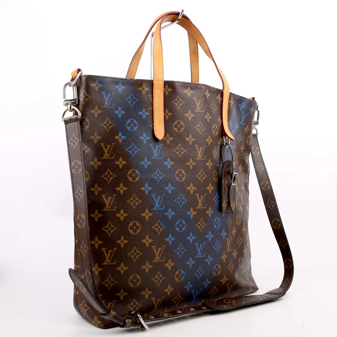 LOUIS VUITTON Cabas Jour Tote Monogram Blue