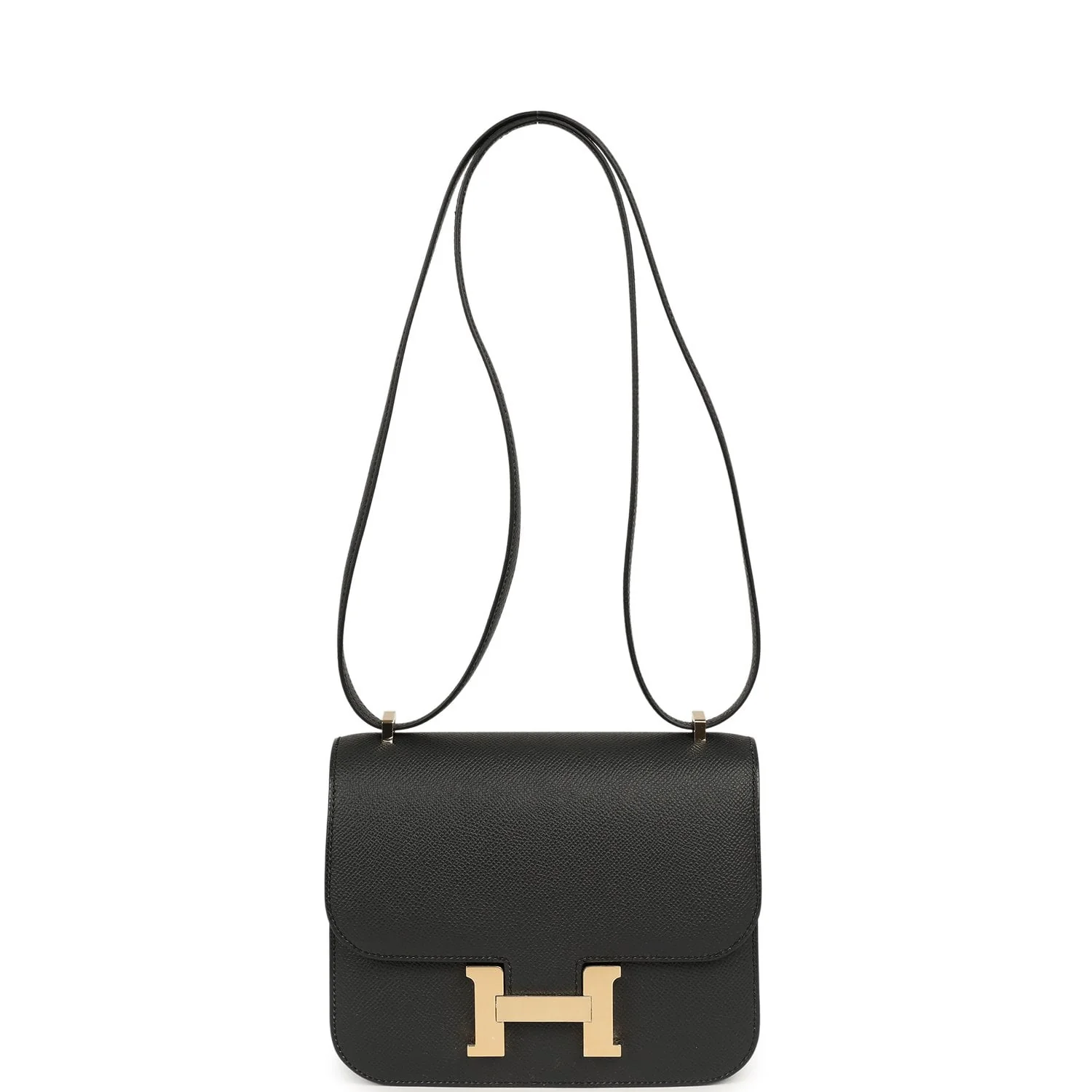 Hermes Constance 18 Plomb Epsom Permabrass Hardware