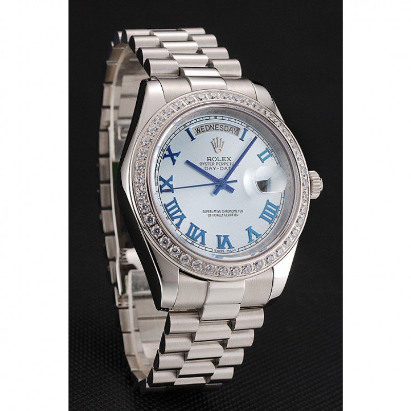 Superclone Rolex Day-Date 41mm Blue Dial 1453962