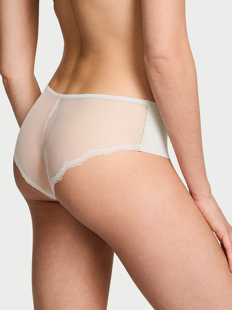 No-Show No-Show Lace-Back Cheeky Panty Novelty