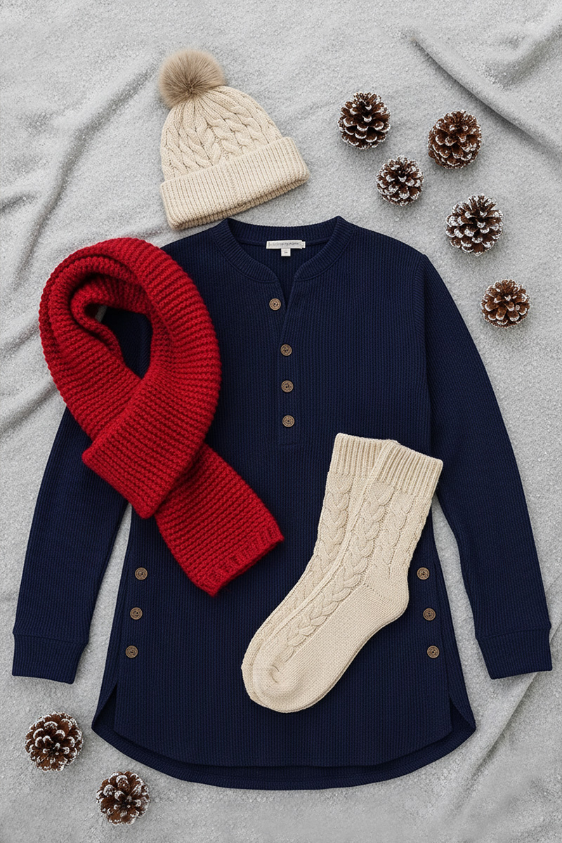 🌲 SALE🔥 Women's Solid Color Crew Neck Long Sleeve Casual Loose Knit Pullover