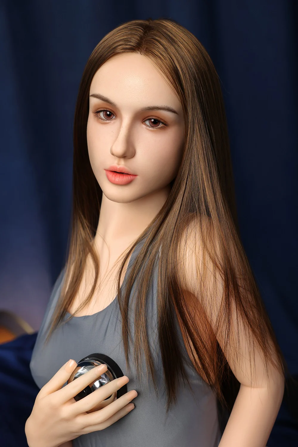 US Stock - YAMIEE Sunako Kirishiki 5ft21/159cm #898 ROS Soft Silicone Head + TPE Body Hot Pornstar Realistic Celebrity Sex Doll